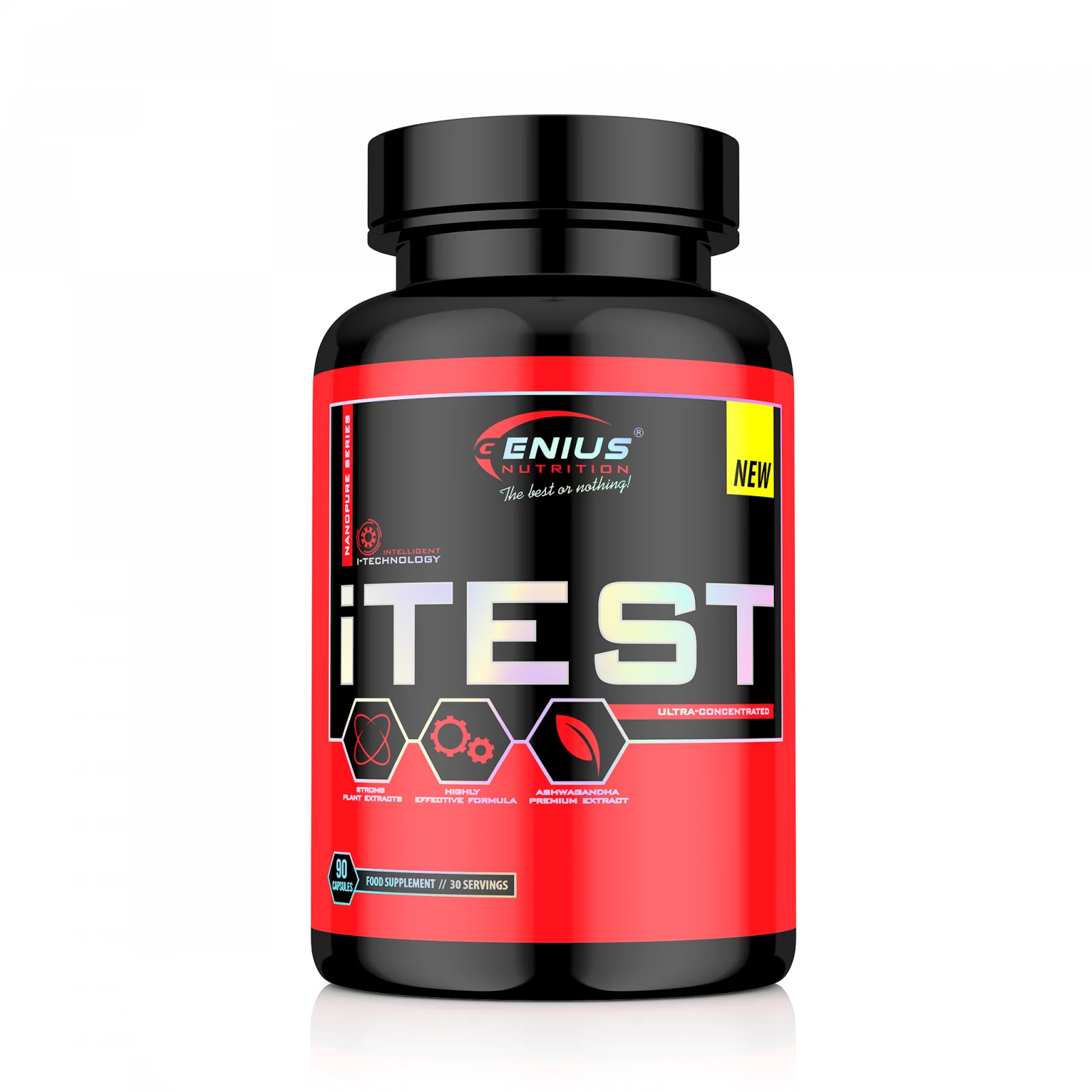 ITEST_90caps_30serv_Genius_Nutrition_2000x iTEST - Genius Nutrition | 90 caps - imagine 1