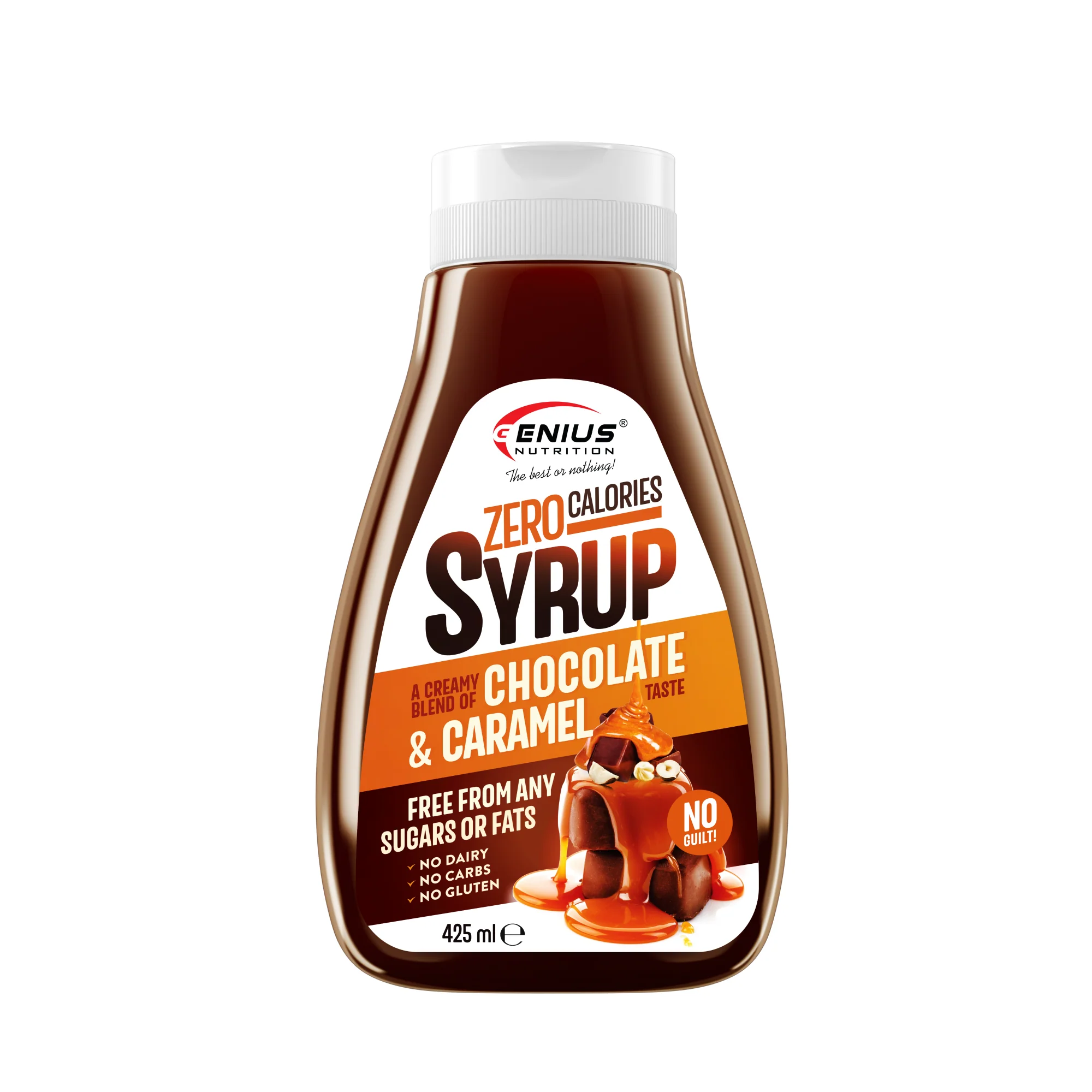 Sirop_fara_calorii_Genius_Nutrition_caramel_edited_2000x SIROP ZERO CALORII - Genius Nutrition | 425 ml - imagine 1